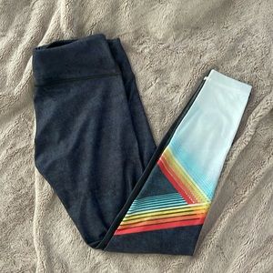 Wear it to Heart (WITH) leggings denim print with design on one leg